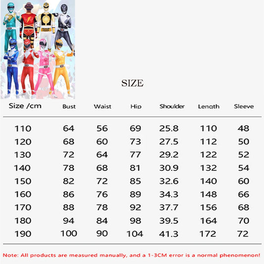 Samurai Sentai Shinkenger Superhero Cosplay Jumpsuit and Mask Set for Adults