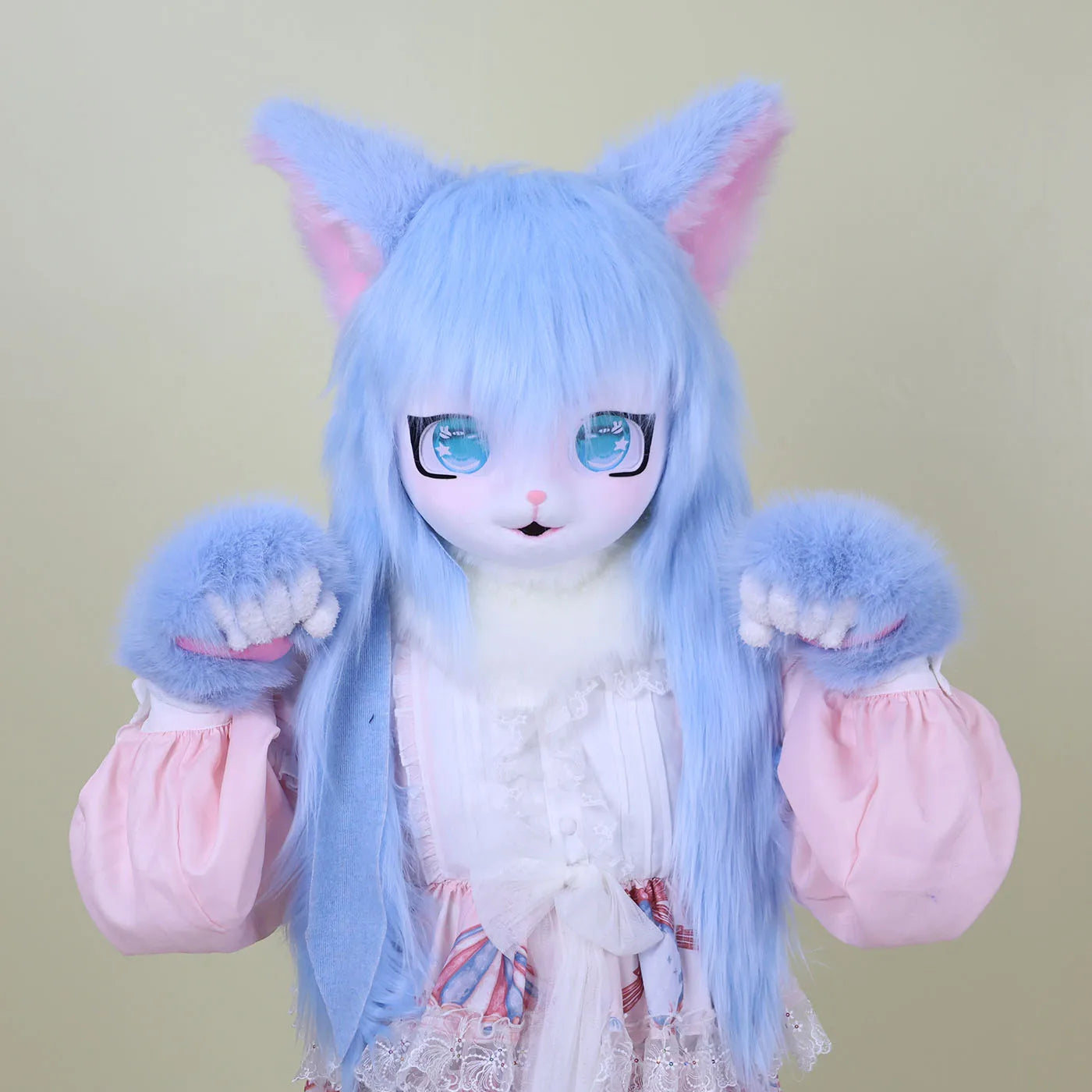 Furry Kigurumi Animal Cosplay Mask - Polyester Costume Head