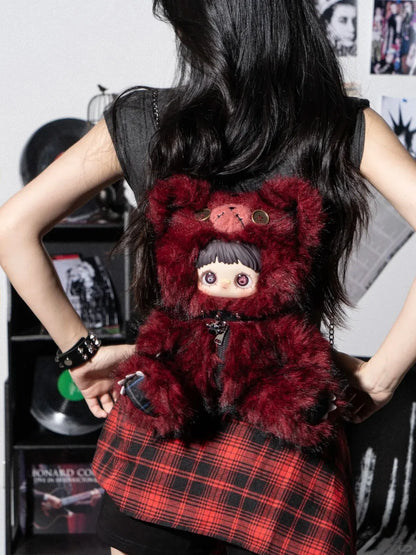 MayMei Rebel Doll Backpack Series Plush Blind Box Cute Vinyl Doll Pendant Toy Ideal Kawaii Girl Birthday New Year Exquisite Gift