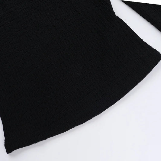 Goth Dark Punk Grunge Fishnet Patchwork Off Shoulder T-shirts Trim Corn Strap Halter Tops Autumn Mall Gothic Streetwear T-shirt