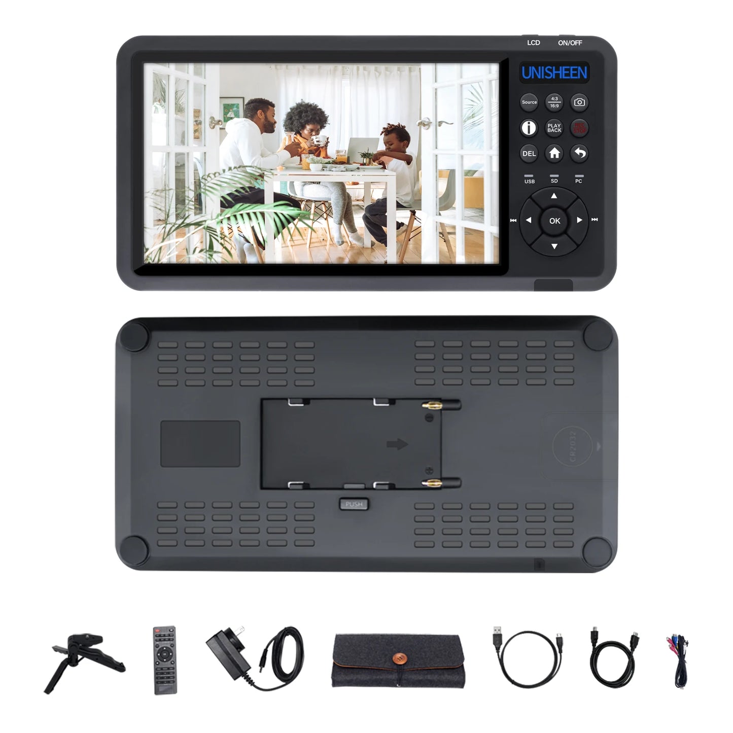 Unisheen UR230A VHS to Digital Video Converter with 3-Inch Screen and Remote