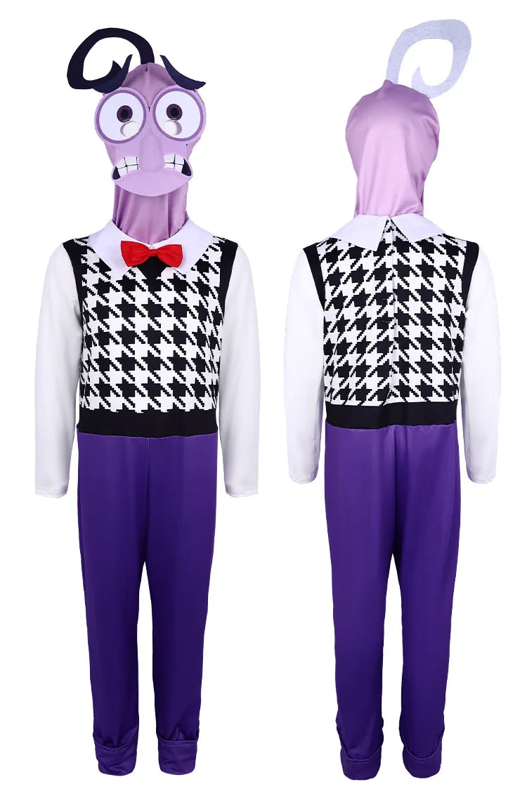 Inside Out Joy Cosplay Costume Unisex Polyester Jumpsuit for Halloween