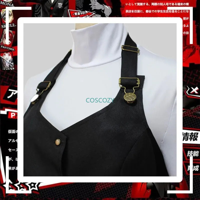 Game Cosplay Costume Queen Makoto Niijima Cosplay Costume Woman School Uniform Christmas Carnival Party Dress Wig Costumes SS69