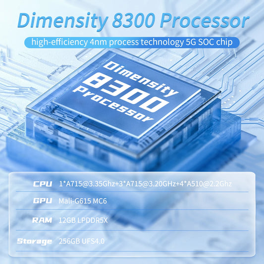 ANBERNIC RG557 Retro Handheld Game Console 5.48 Inch AMOLED Screen Handheld Emulator Android 14 System Dimensity 8300 Processor