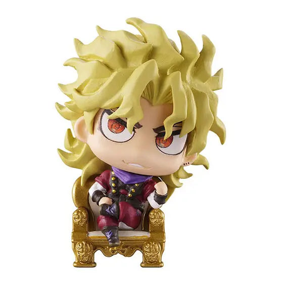 BANDAI JOJOs WORLD3 Bizarre Adventure Action Figure Toy Amine Q Version 4.5cm DIO Bruno Bucciarati Toys Gifts
