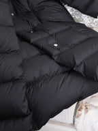 Maomaokong Super Thick 400g Filling White Duck Down Female Winter Women's Over-the-Knee Puffer Coat Luxury Down Jacket Warm