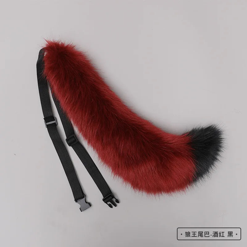 Handmade Faux Fur Fox Ears & Tail Cosplay Headband