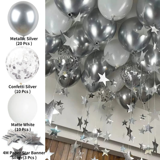 SS69 24-Piece Latex Balloon Set for Party and Birthday Decorations