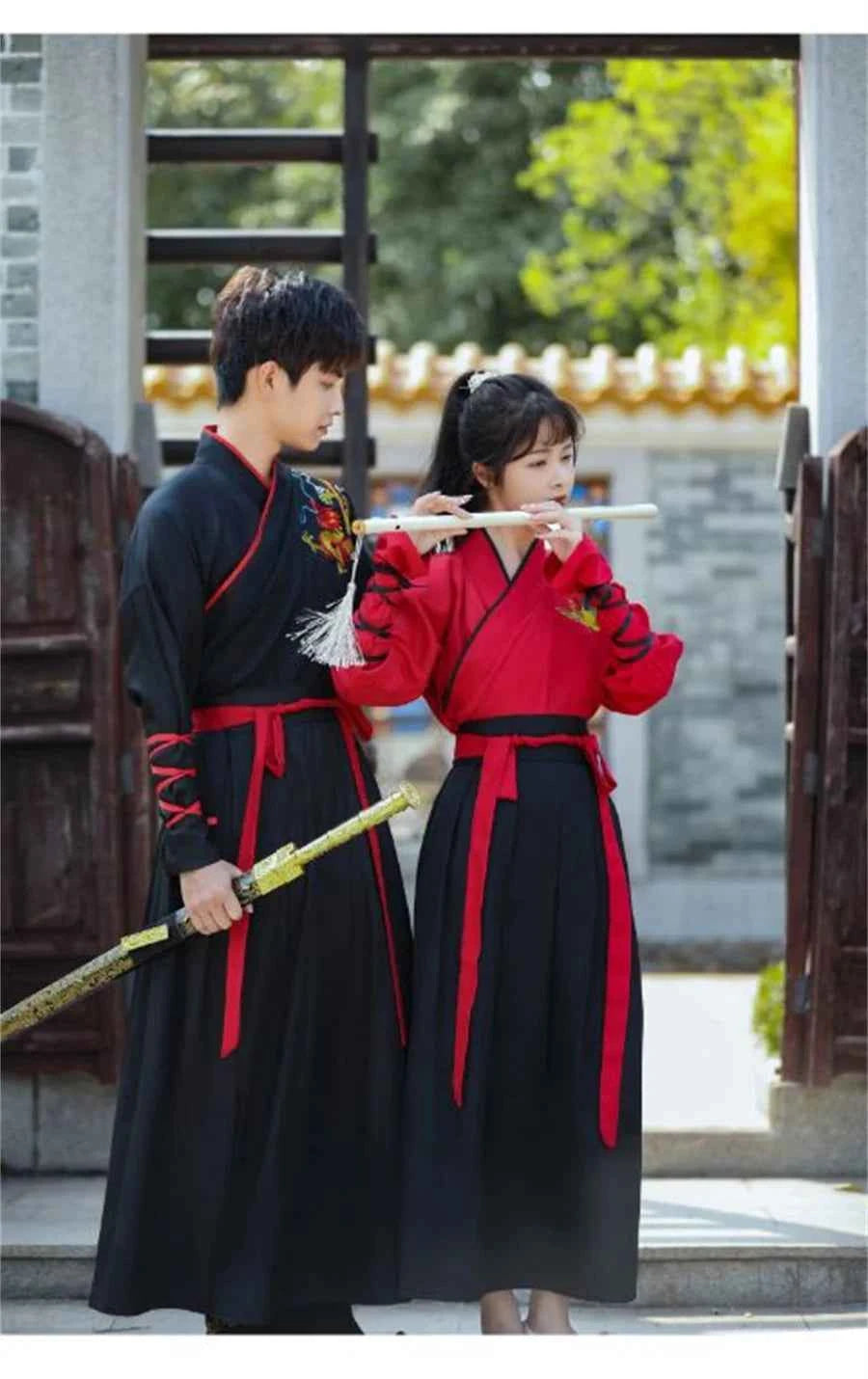 Japanese Vintage Kimono Samurai Cosplay Clothing Woman Man Chiinese Hanfu Crane Embroidery Cardigan Yukata Full Sleeve Retro