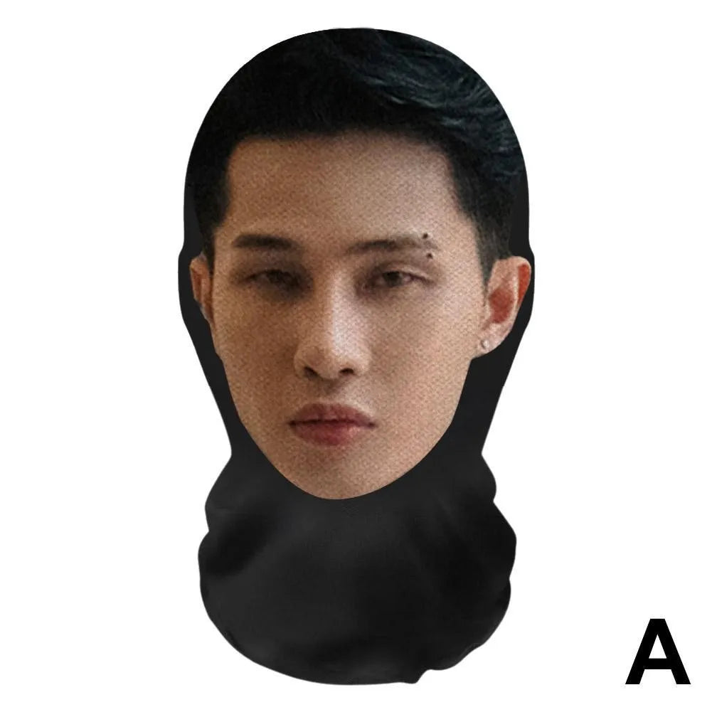 Breathable Mesh Full Face Mask for Cosplay & Parties