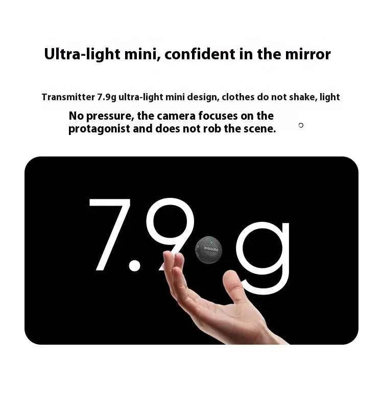 Insta360 X5 Mic Air Transmitter 48khz High-Quality Noise Reduction Compatibility Flow 2 Pro Custom  Recording Upport One-Click