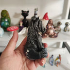 1pc Halloween Magic Black Dragon Snake Griffin Unicorn Mysterious Witches Statue Home Decor Figurine Christmas Desk Ornaments