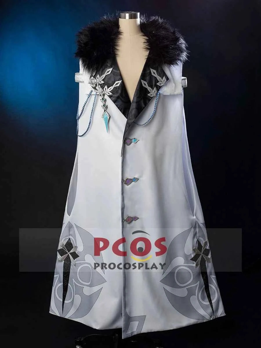 Game Genshin Impact Fatui Cosplay Costume Doctor Arlecchino The Captain Pantalone Marionette Colombina Cloak Halloween C07575