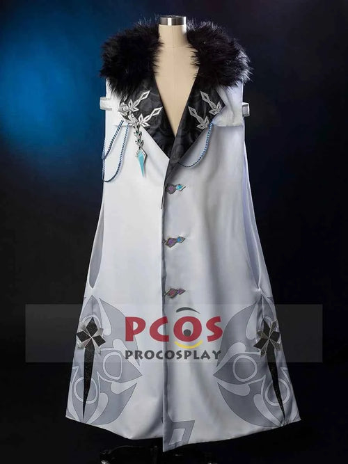 Game Genshin Impact Fatui Cosplay Costume Doctor Arlecchino The Captain Pantalone Marionette Colombina Cloak Halloween C07575