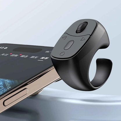 Bluetooth-Compatible 5.3 Fingertip Ring Remote Control Finger Ring Mouse Scrolling Ring Wireless Camera Shutter Selfie Button