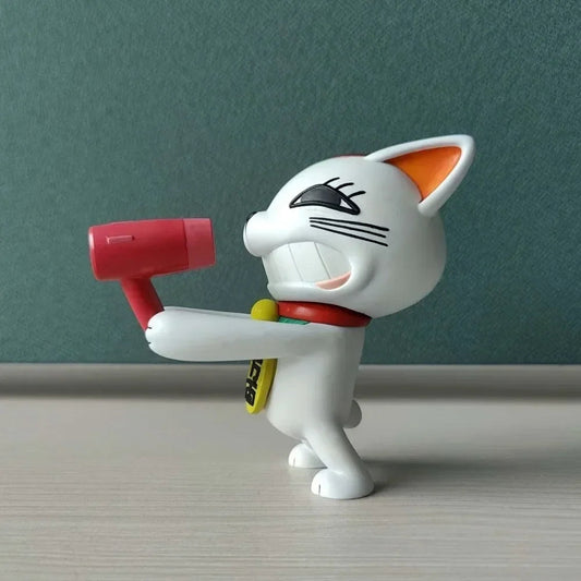 9cm Turbo Granny Figure Anime Dandadan Peripheral Cute Kawaii Cat PVC Action Figure Desktop Decorate Ornament Crafts Gifts Toys SS69