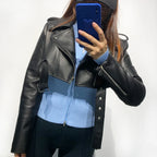 GO BALLISTIC Women's Sheepskin Leather Jacket - Short, Colorful