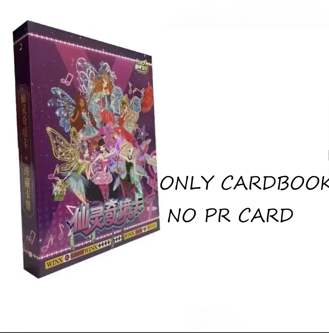 Genuine Winx Club Card Magic Bag Fairy Bag Fairy Wonderland Cards Bloom Stella Flora Anime Cards Toys Customized Birthday Gifts