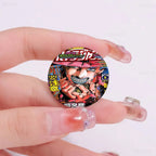 Anime JoJo Bizarre Adventure Soft Button Pin Round Metal Badge Lapel Pin Parts Gift Friends Kid Jewelry