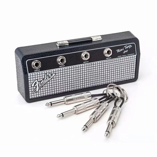 Music Key Storage Frame Fender Guitar Wall Mount Key Ring Holder Vintage Vintage Amp Key Ring Holder Home Decoration Gift 2.0 SS69