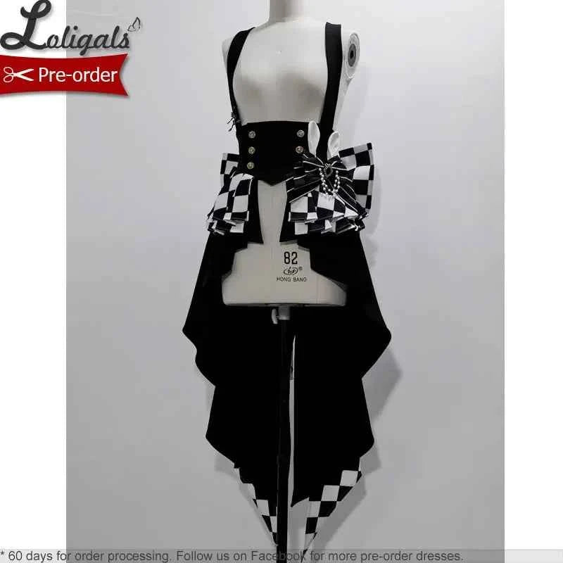 Princess Chronicles Rabbit Theater Ouji Lolita Corset and High-Low Skirt Set