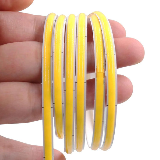 DC 5V USB COB Strip 3MM 5MM 8MM White/Pink/Red/White/Yellow/Yellow/Ice Blue/Green Flexible Ribbon Rope Home Decor TV Backlight