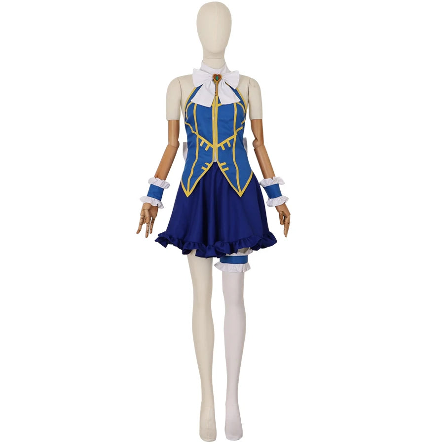 HOLRAN Lucy Heartfilia Cosplay Lolita Dress Set for Women