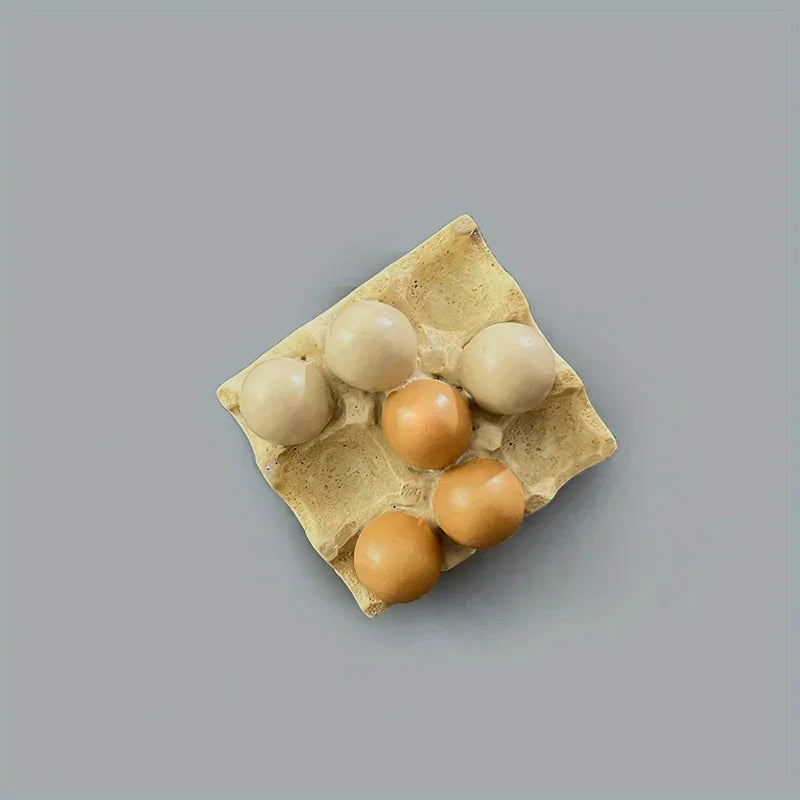 1-Pack Cute Smiling Chick Broken Eggshell Refrigerator Magnets, Round Plastic Kitchen Decor, Fun Cartoon Egg Fridge Magnets SS69 9.69 Egg board