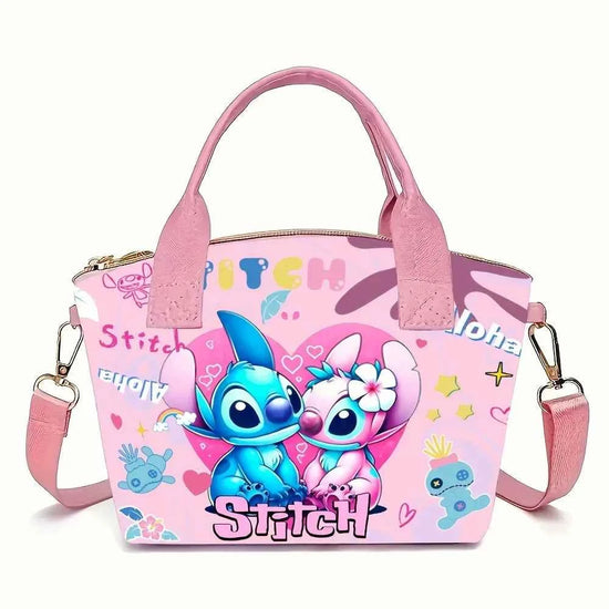 Disney Stitch New Women's Shoulder Bags Cute Kid's Handbag Large Capacity Cartoon Crossbody Bag For Girls