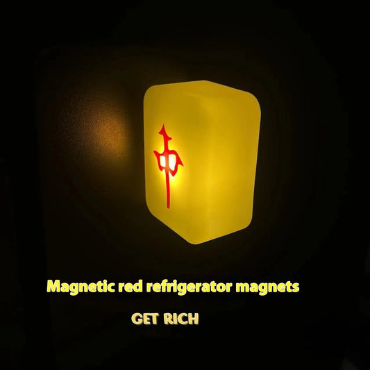 Creative Mini Refrigerator Sticker Convenience Store Magnetic Light Box Display Board with Luminous Light Box Model Ornament