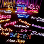 Custom LED Neon Sign for Business Logo & Wall Decor
