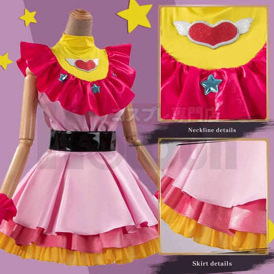 Ai Hoshino Cosplay Costume Anime OSHI NO KO Dress Lolita Skirt Uniform Halloween Party Clothes for Girl Women Kids