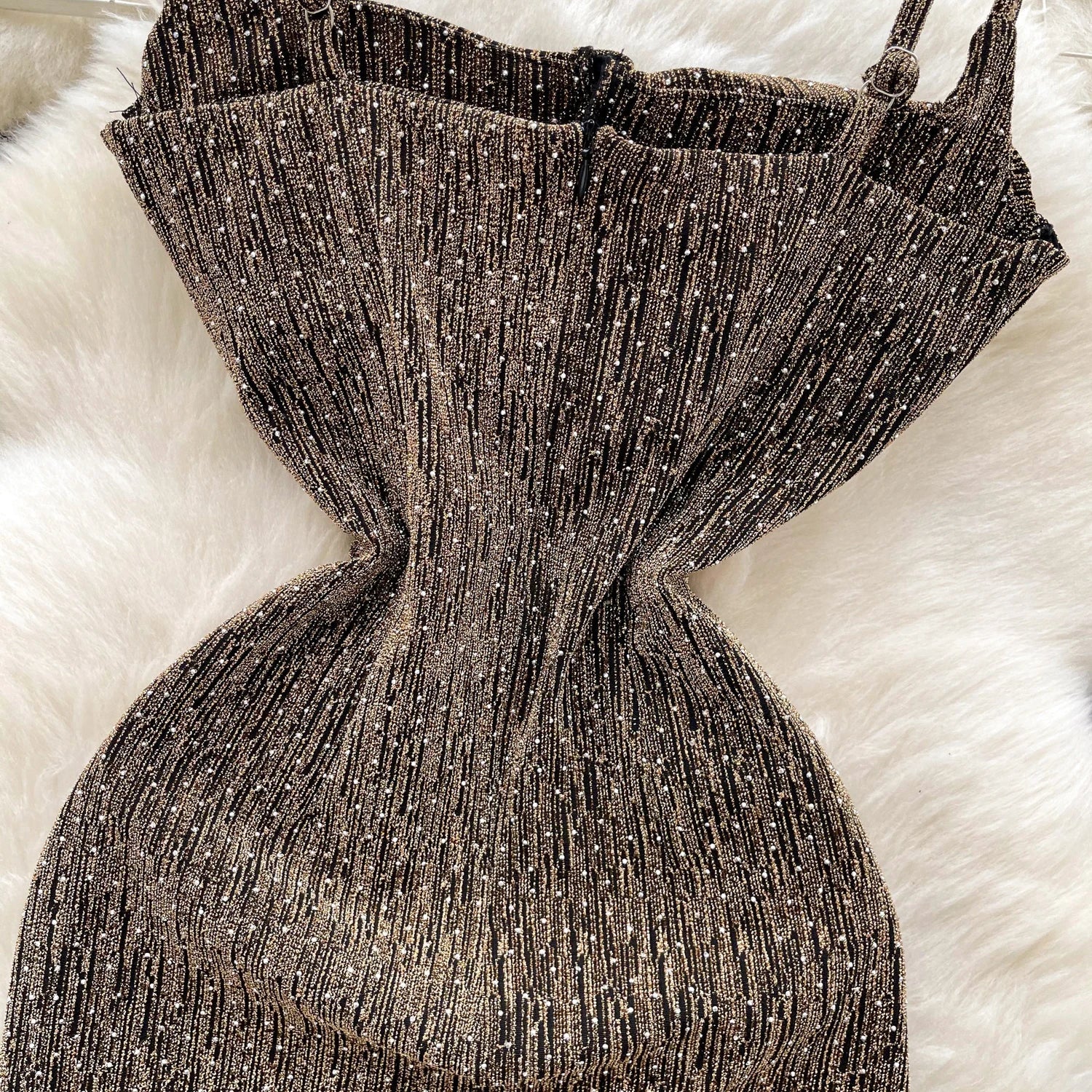 Sexy sleeveless glitter Backless Off Shoulder Fashion Birthday Party Evening Vestido Women Goth Slim Summer Hip Wrap Dress SS69