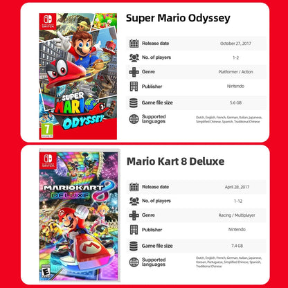 Nintendo Switch Game Deals - Super Mario RPG - Games Physical Cartridge Support TV Tabletop Handheld Mode SS69