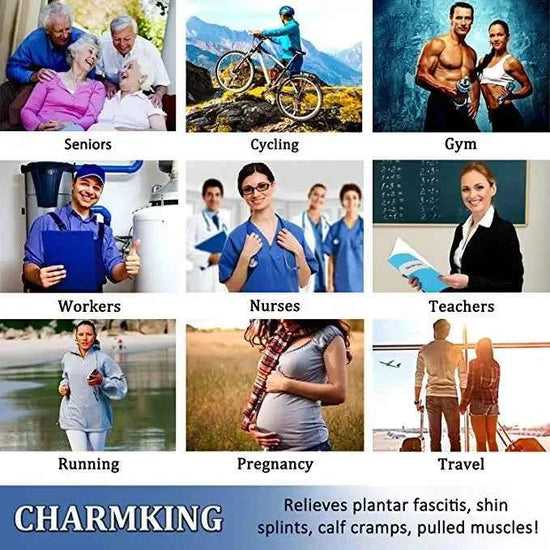 Compression Socks Varicose Veins Blood Circulation Pregnancy 20-30mmhg Nurse Socks Men Women Marathon Golf Cycling Sports Socks