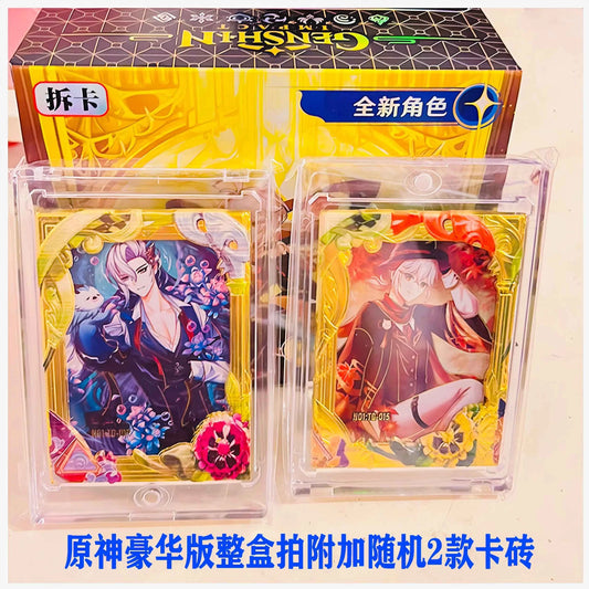 New Genshin Impact Collecting Cards Gift Box Set Cards Anime Game Peripherals Cards Rare Card Gifts For Fans And Collectors