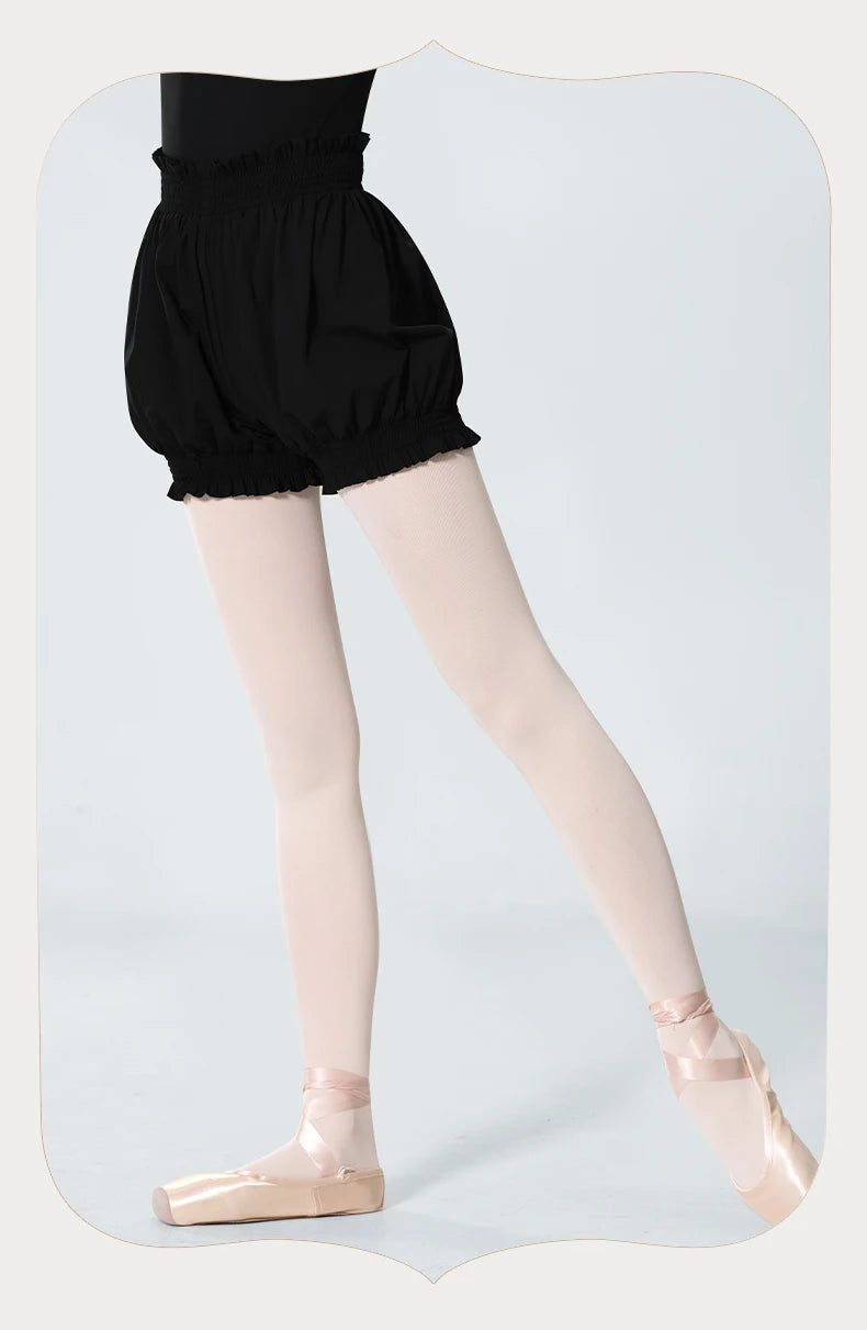 Daydance Women's High Waist Ballet Dance Shorts - Nylon Bloomers