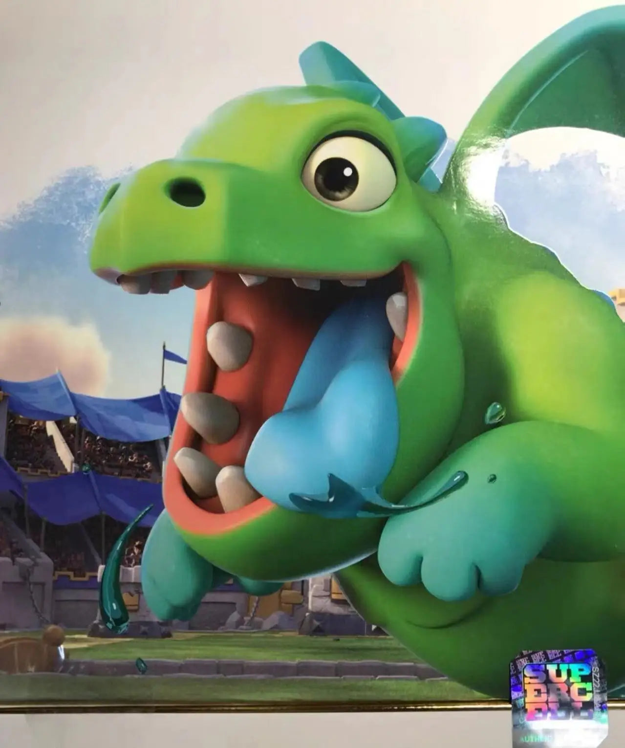 【In Stock】100% Original Supercell Coc Baby Dragon Collector's Edition Model Anime Doll Original Box Game Anime Action Figure Toy SS69