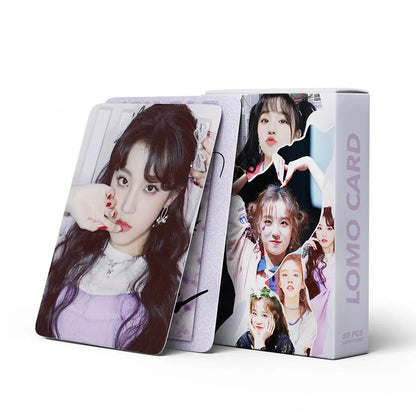 KPOP 55cards/set (G) I-DLE Album Card I FEEL Album GIDLE Ye Shuhua MINNIE Printed Photo Card LOMO Card Gift For Girls Collection SS69