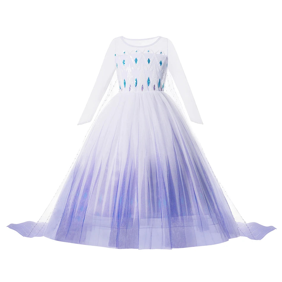 YOFEEL Girls Princess Tulle Sequins Ball Gown for Parties