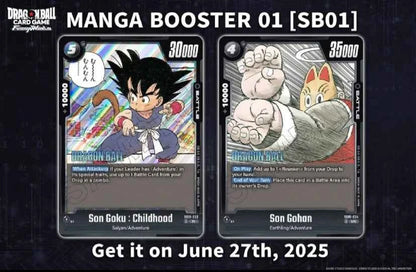 Bandai Dragon Ball Manga Booster 01 Fusion World Series TCG Game Card 40th Anniversary Version Anime Collectibles Trendy Toy