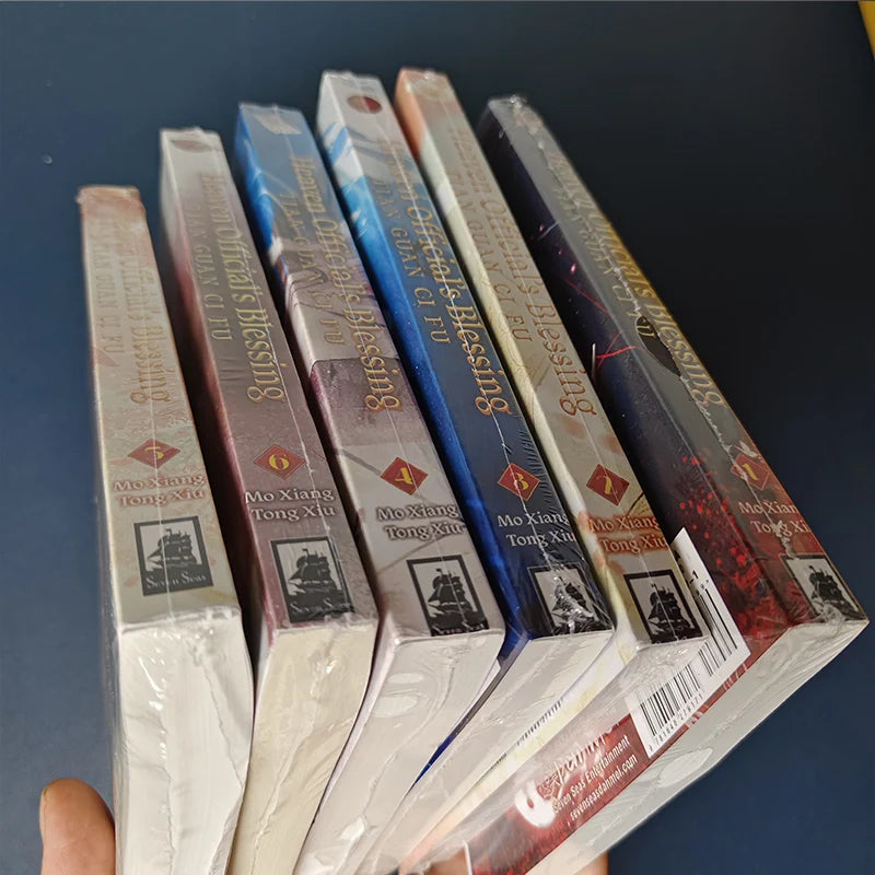 Vol.1-8 Tian Guan Ci Fu manga books in English Novel heaven official's blessings book Comic Book 1/2/4 book optionall SS69