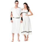 Medieval Roman Men's Ancient Greek Mythology Belted Arabian Prince Dress Halloween Masquerade Party