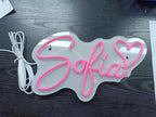 Custom Name Neon Sign Teenage Girls Birthday Gifts Personalized Neon LED Name Sign USB Dimmable LED Neon Wall Decor Light