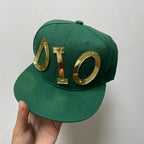Anime JoJo Adventure Role Play Diego Brando Cos Costume Men Women Green Hat Cool Hip Hop Hat Party Accessories Baseball Cap ﻿