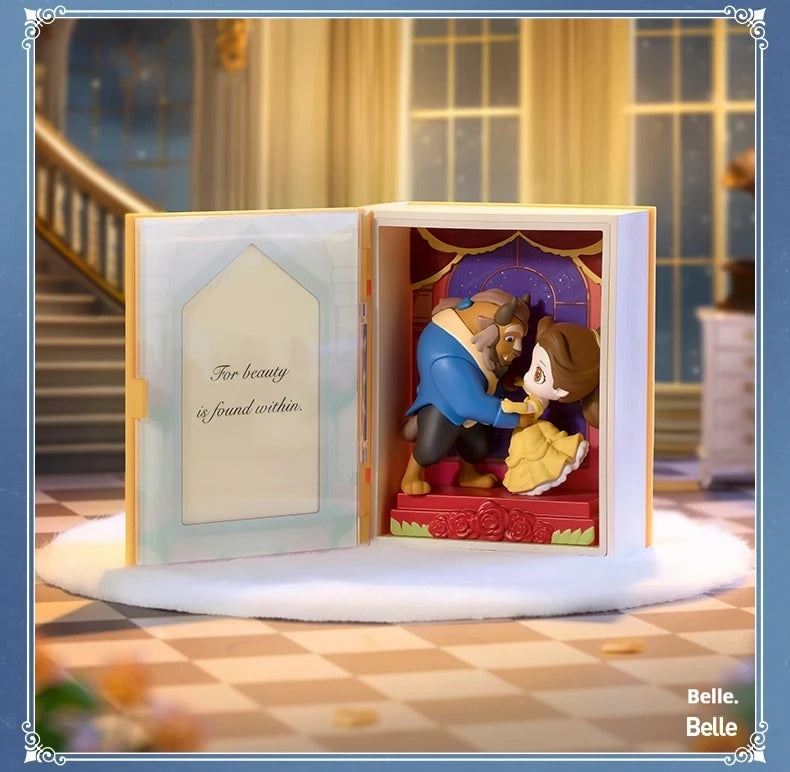 Genuine 100% Disney Princess Talry Tales Series Blind Box Action Figures Toy Collection Desktop Decoration Mystery Box Gift SS69