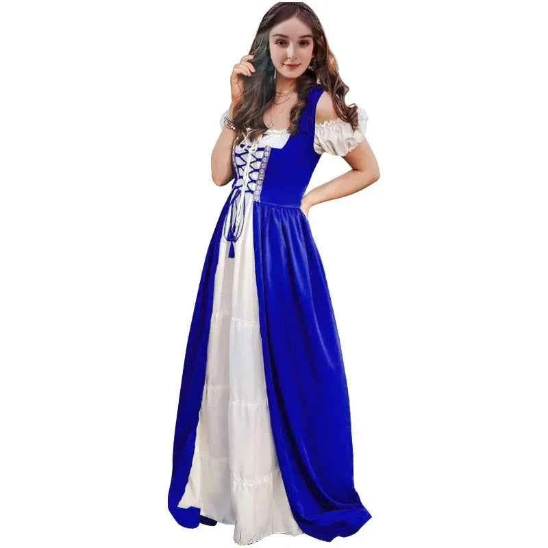 Medieval Renaissance Drama Dance Costume Halloween Girdle Cos Dress Halloween Costumes for Women Dress Love Live Cosplay