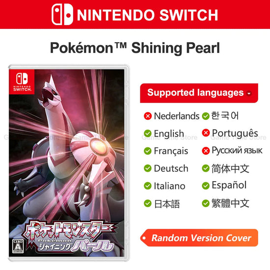 Pokemon Shining Pearl Nintendo Switch Game Deals 100% Official Original Physical Game Card Adventure Genre for Switch OLED Lite SS69 43.69 Random Cover / CHINA