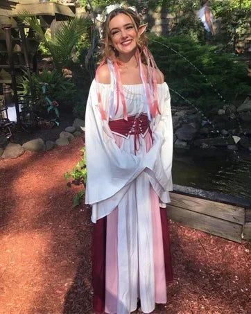 Cosplay Womens'S Medieval Renaissance Costume Cosplay Over Suit Dress Vest Victoria Princess Steam Punk Strap Plus Size SS69