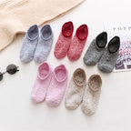 Women's Thick Plush Socks - Winter Warm Coral Fleece Sleep Slippers